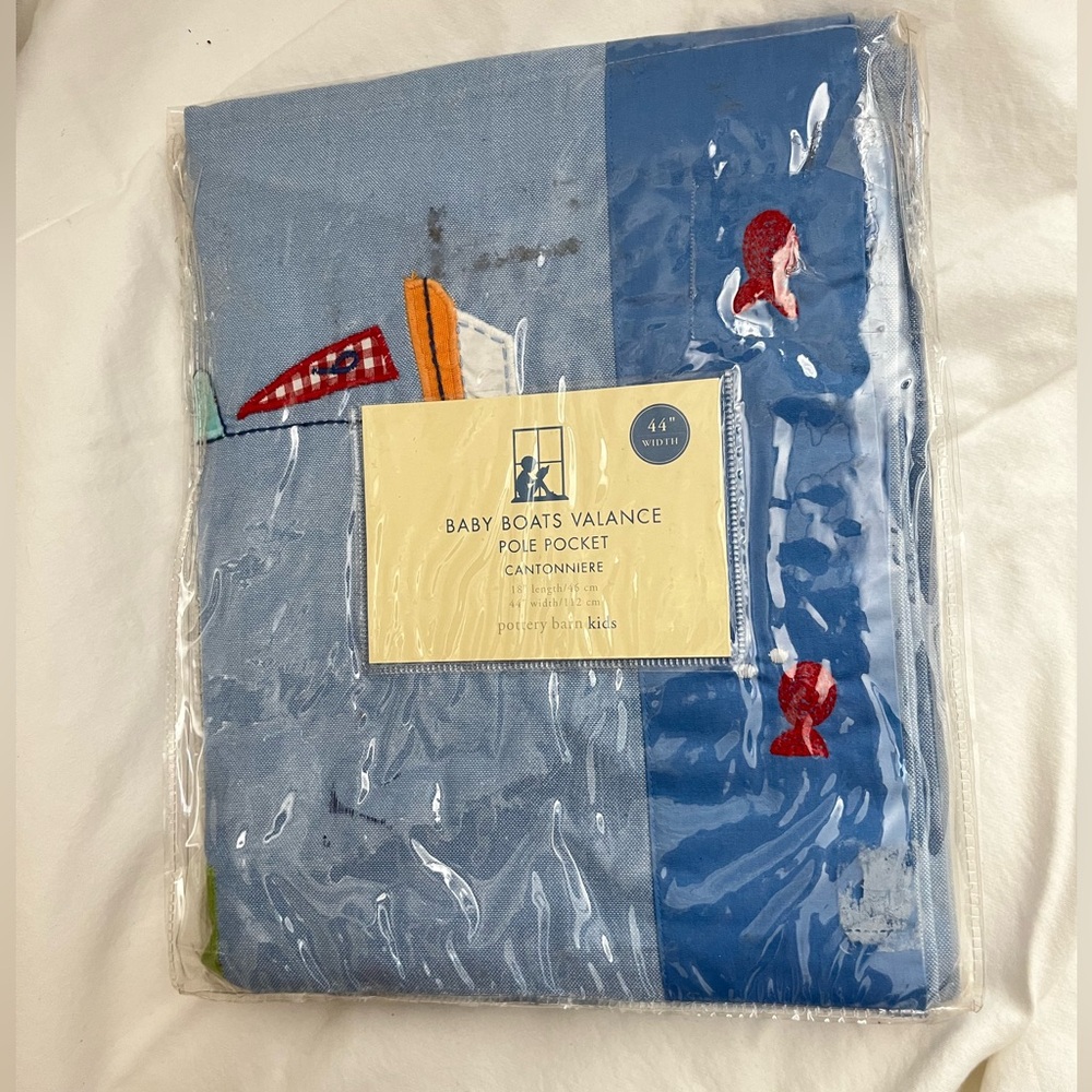 Pottery Barn Kids Baby Boats Valance
